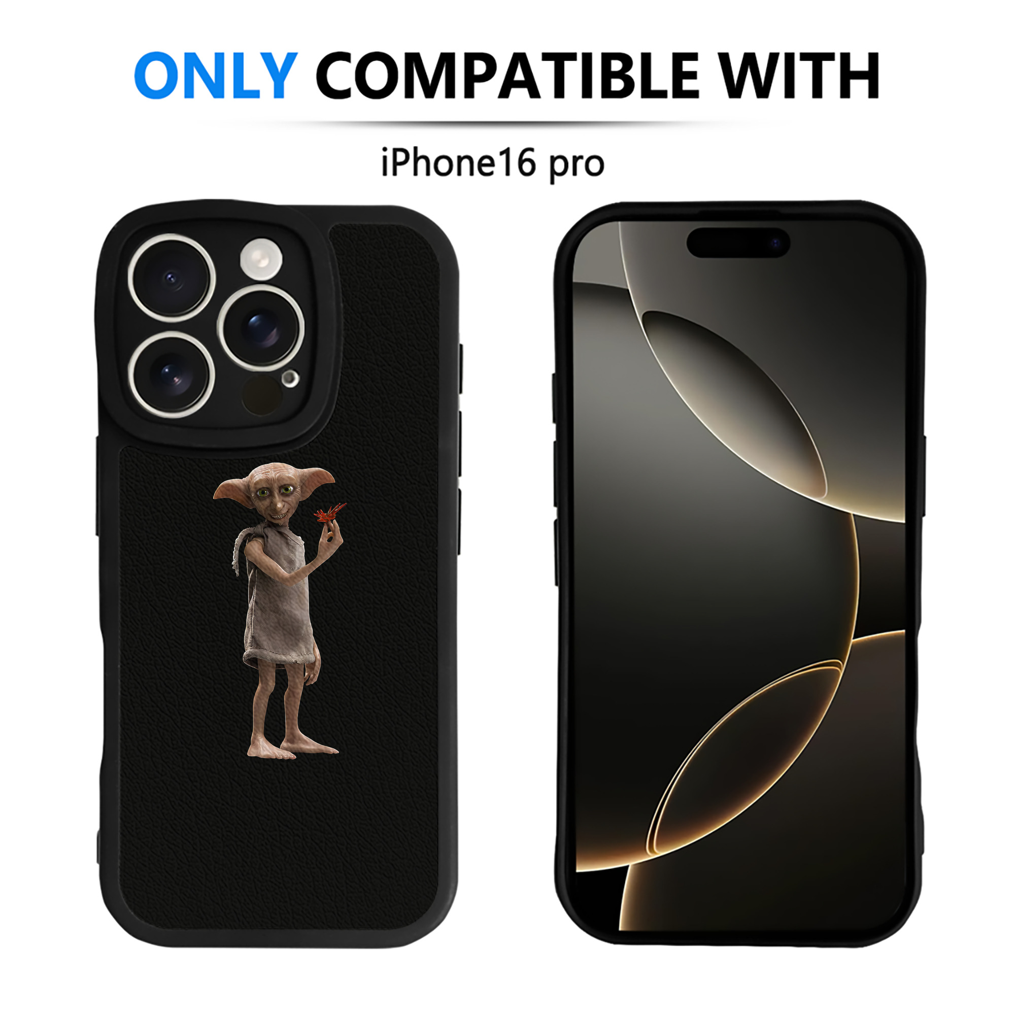 （画像用） Harry Potter ハリー・ポッターシリーズ 【iPhone 16シリーズ対応】シリコンスマホケース（レザー調） 材質：シリコン